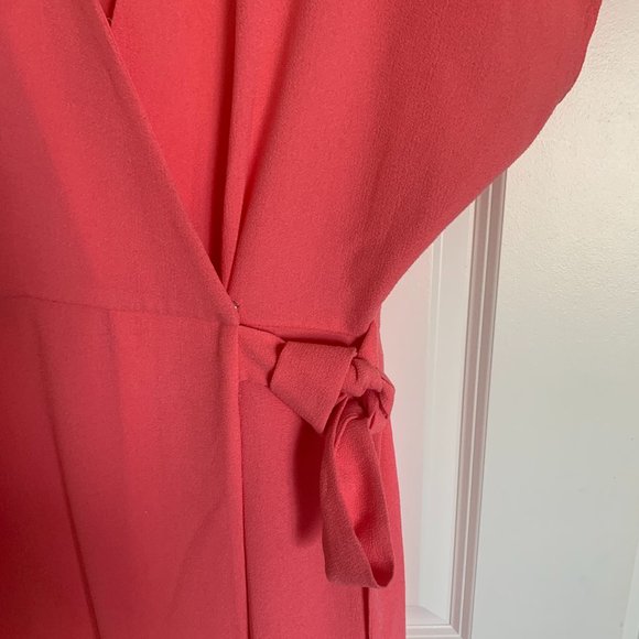 Maggy London Wrap Pink Dress, Size 6 - Picture 5 of 6